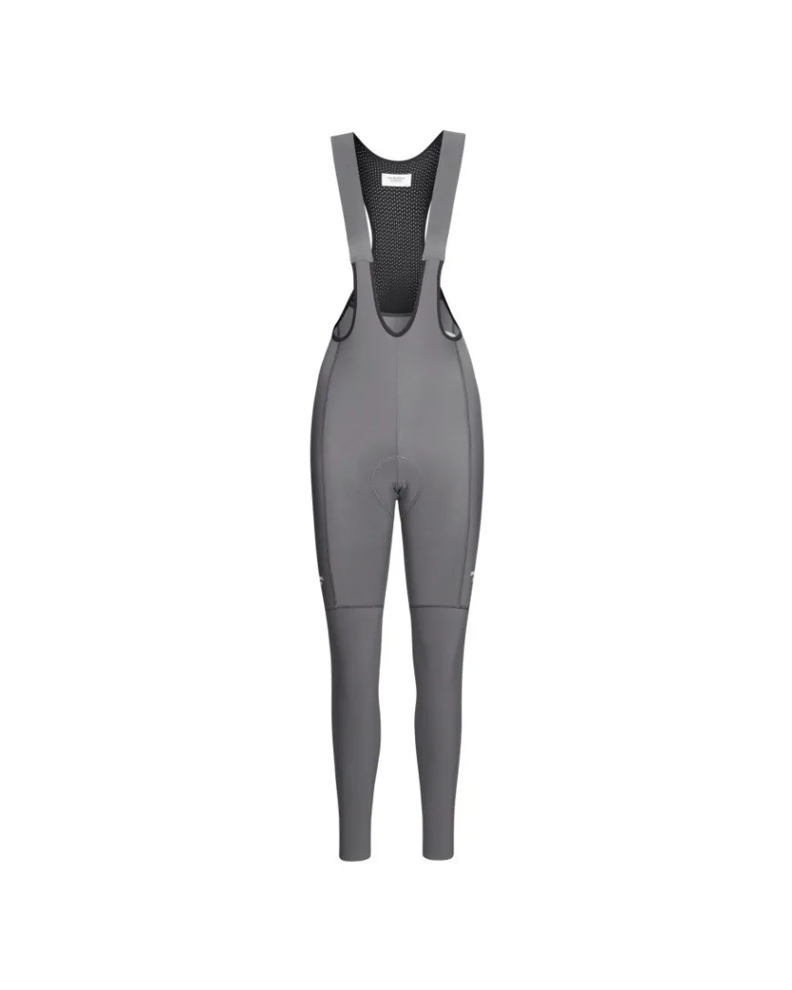 Pas Normal Studios Women's Essential Thermal Long Bib Stone Grey