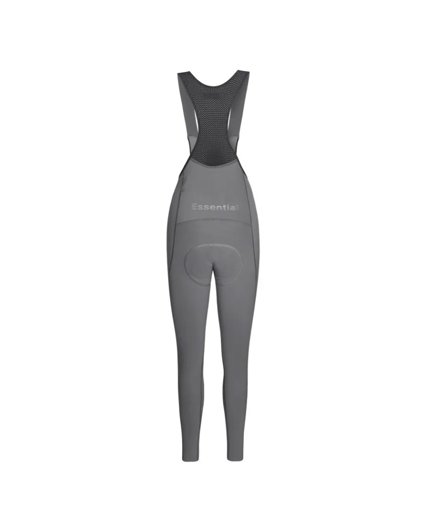 Pas Normal Studios Women's Essential Thermal Long Bib Stone Grey