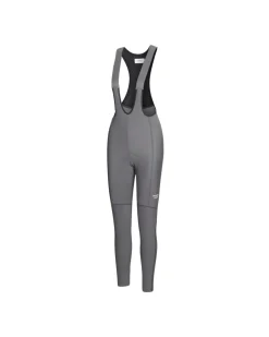Pas Normal Studios Women's Essential Thermal Long Bib Stone Grey