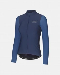 Pas Normal Studios Women's Mechanism Thermal Long Sleeve Jersey Dark Blue