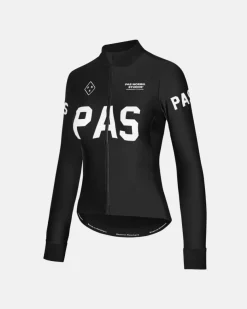 Pas Normal Studios Women's PAS Thermal Long Sleeve Jersey Black
