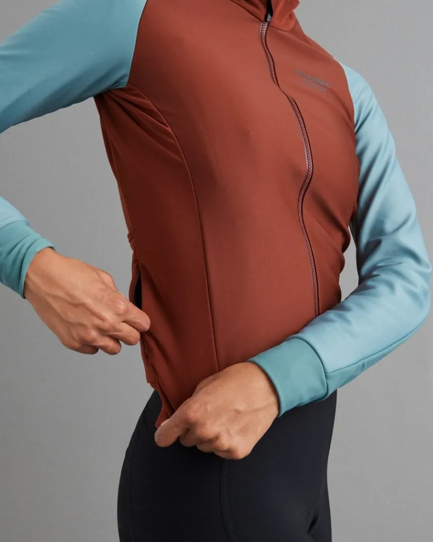 Pas Normal Studios Women's Mechanism Thermal Long Sleeve Jersey Mahogany Dusty Teal