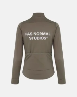 Pas Normal Studios Women's Essential Thermal Long Sleeve Jersey Ash Brown