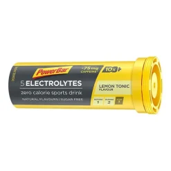 Powerbar Electrolytes Tabs 10x Lemon Tonic Boost Caffeine