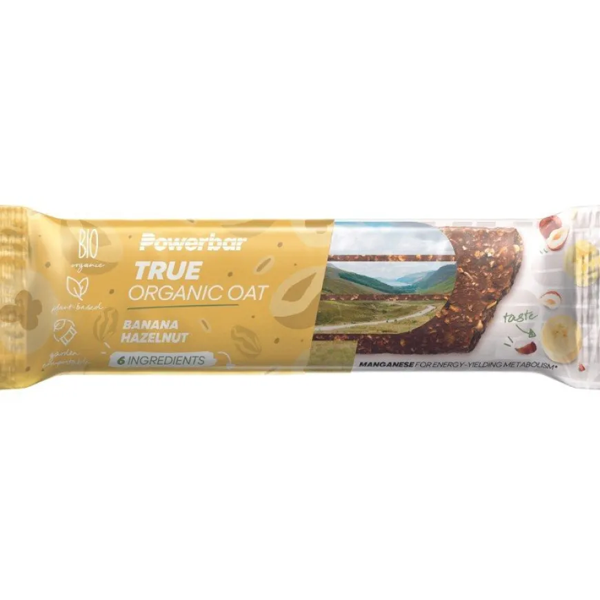 Powerbar True Organic Oat Bar Banana Hazelnut