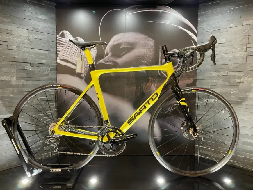 Sarto Energia Disc Shimano Ultegra Glossy Yellow & Black Heren