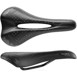 Selle Italia Zadel Sport S2 Alu Rail Flow ZWART
