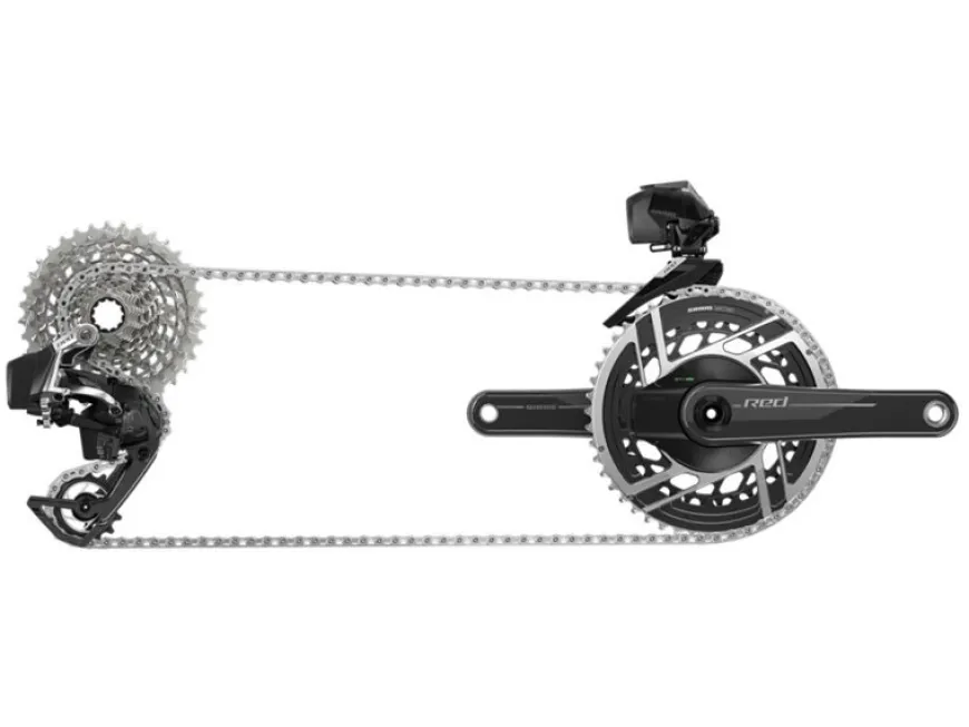 Sram Groepset Red eTap AXS E1 2x Zwart