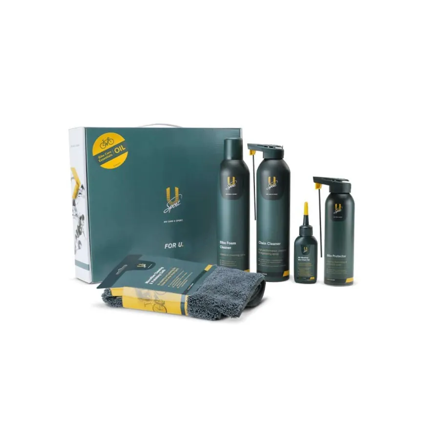 U-sport Giftbox Bike Care Essentials Met Ketting Olie Nvt