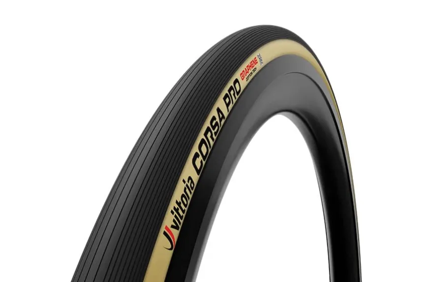 Vittoria Buitenband Corsa Pro TLR Para Zwart 26mm Bruin