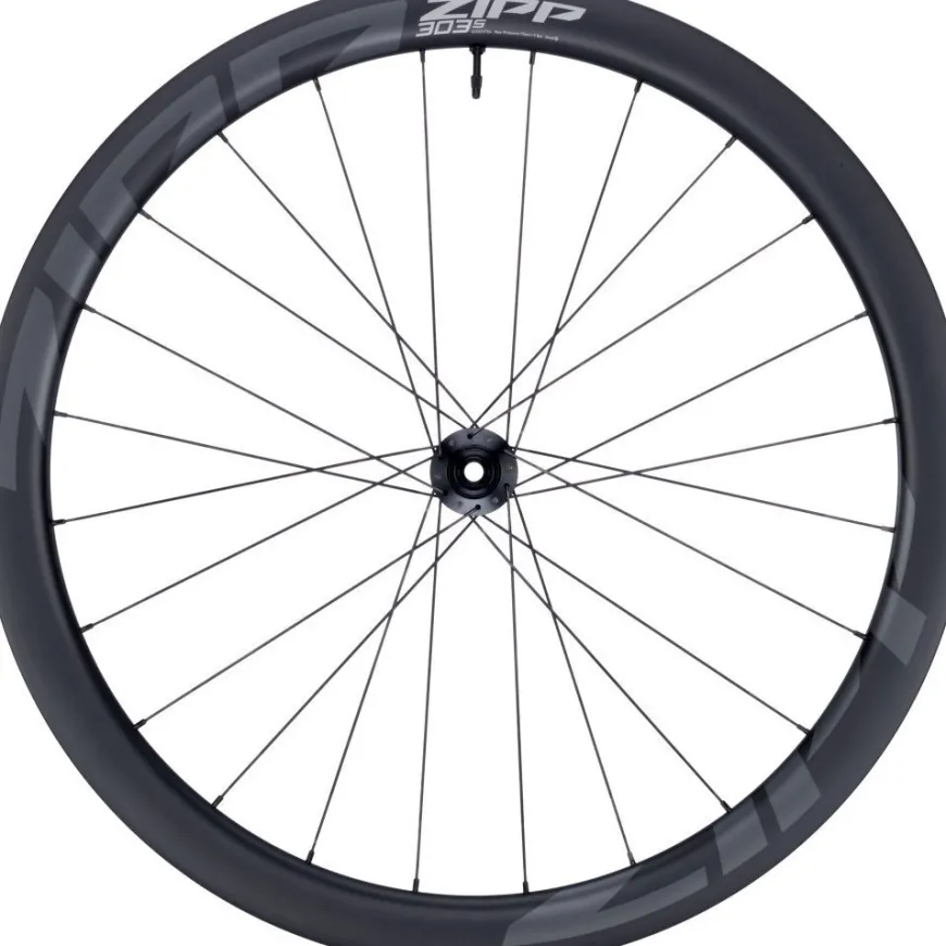 Zipp 303 S Disc 100/12 Voorwiel Zwart